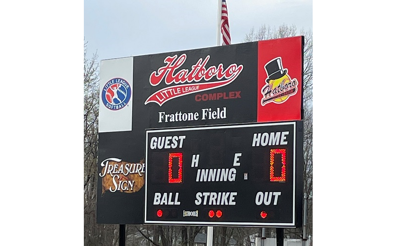 New Scoreboard: Frattone Field